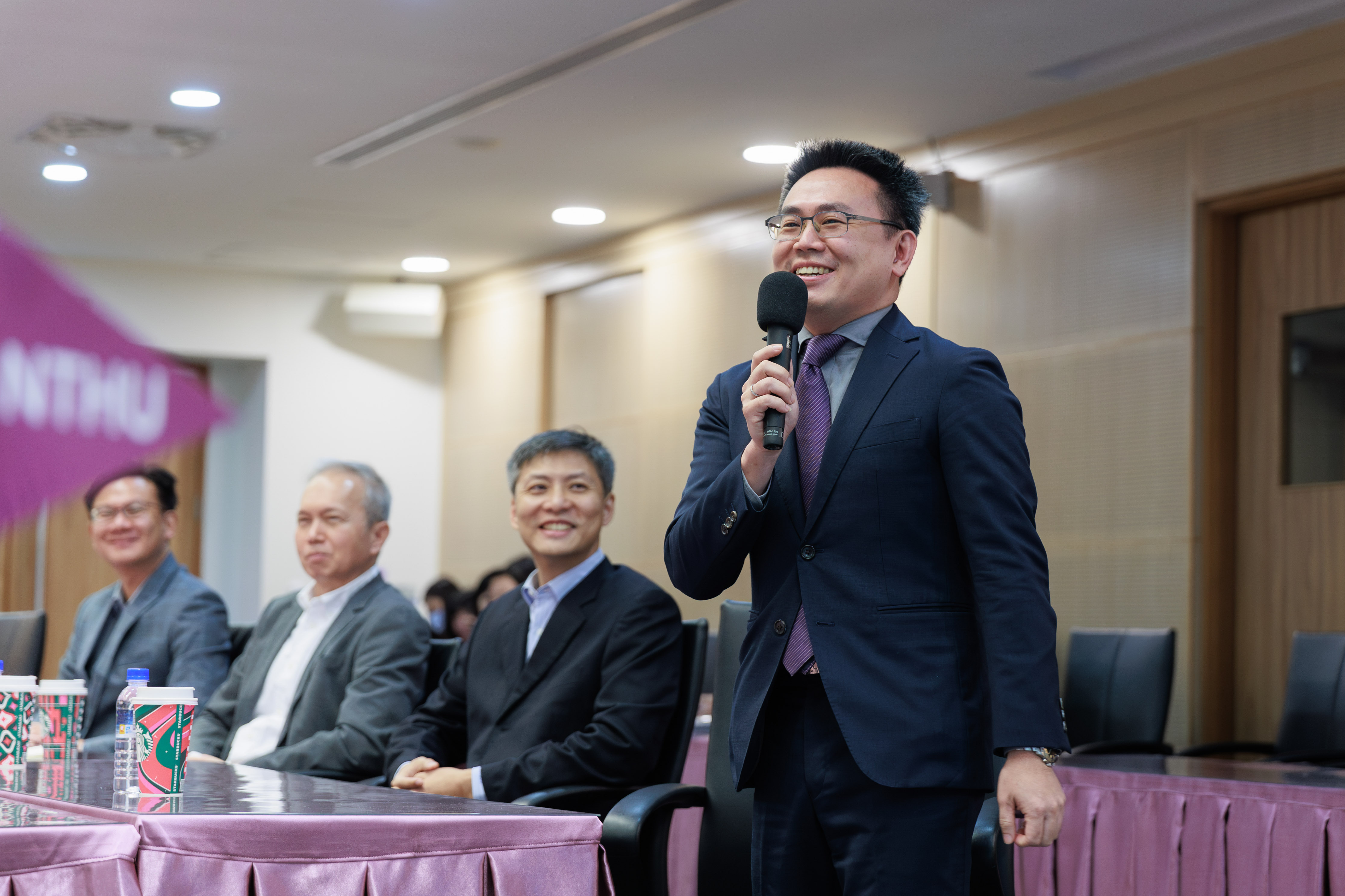 Ethan Hsiao (蕭怡祺), Director, NVIDIA and an alumnus of NTHU’s Institute of Technology Management, expresses delight in seeing his alma mater collaborating with NVIDIA.