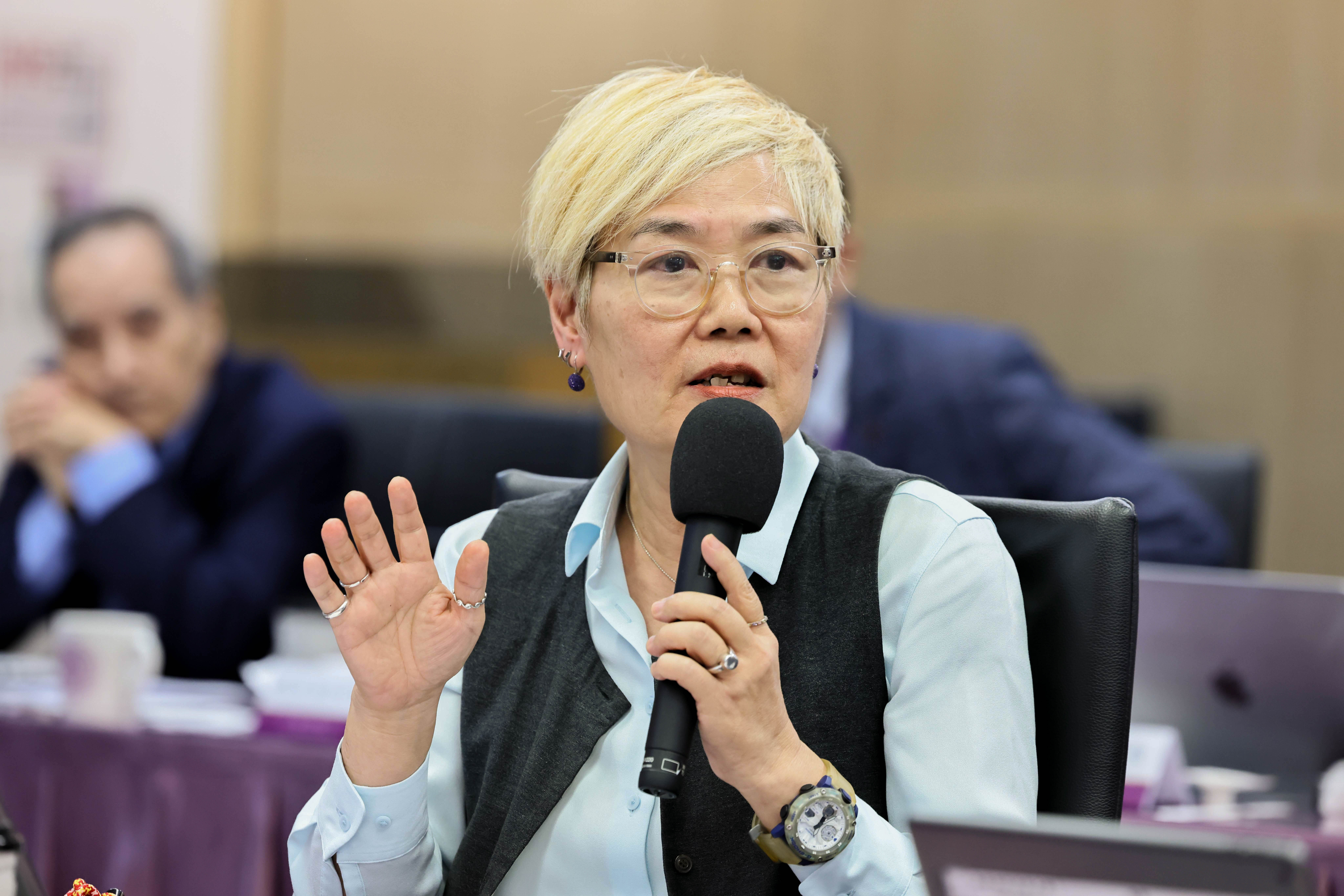 Ying-Chun Wu (吳迎春) addressing the Committee.
